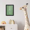 Grill - Groen - Zomer - Quote fotolijst zwart zonder passe partout klein -usfeer4_kinderkamer