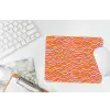 Retro - Golvend - Oranje muismat rubber klein 262 -witbureau