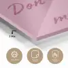 Eat me out don't stress me out - Roze - Handgeschreven plexiglas 5mm klein -sfeer2