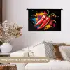Peper - Graffiti - Verf - Abstract - Modern - Kleurrijk Wandkleed katoen klein -sfeer1