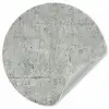 Grijs - Muur - Poriën Wandcirkel behangsticker klein 186 -3d