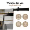 Abstract - Goud - Zilver - Vormen - Aesthetic - Modern Wandkleed katoen klein -sfeer2