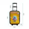 Snoep - Monster - Regenboog Kinderkoffer - Zwart klein -productfoto_formaten