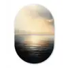 Zon - Horizon - Zee Wandcirkel Ovaal Forex klein -3d