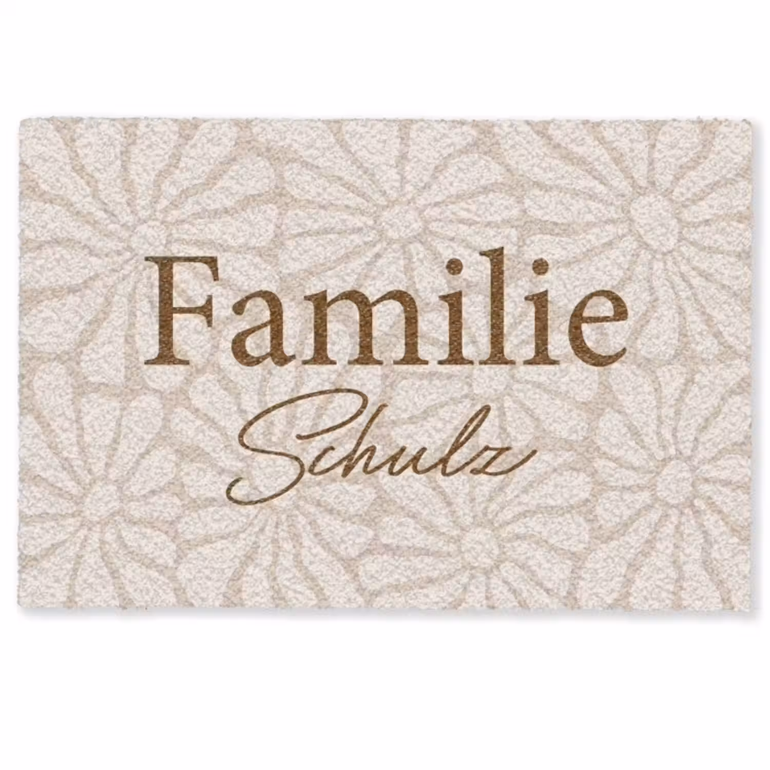 Personalisierbare fußmatte - Familie