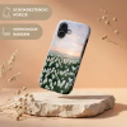 Tulpen - Landschap - Wit Toughcase MagSafe Apple iPhone 17 klein -USP_RandenV_NL