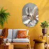Bloem - Glazen - Doorzichtig Wandcirkel Ovaal Glas middel -sfeer4