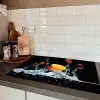 Watersplash - Fruit - Zwart Inductie beschermer vinyl 3mm klein -sfeer3