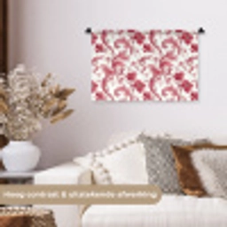 Barok - Patroon - Rood Wandkleed katoen klein 269 -sfeer1