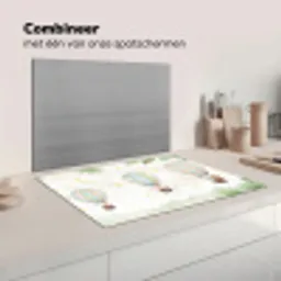 Aquarel - Luchtballonnen - Pastel Inductie beschermer vinyl 3mm klein -wsfeer7_website