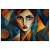 Portret - Abstract - Vormen poster papier klein -3d