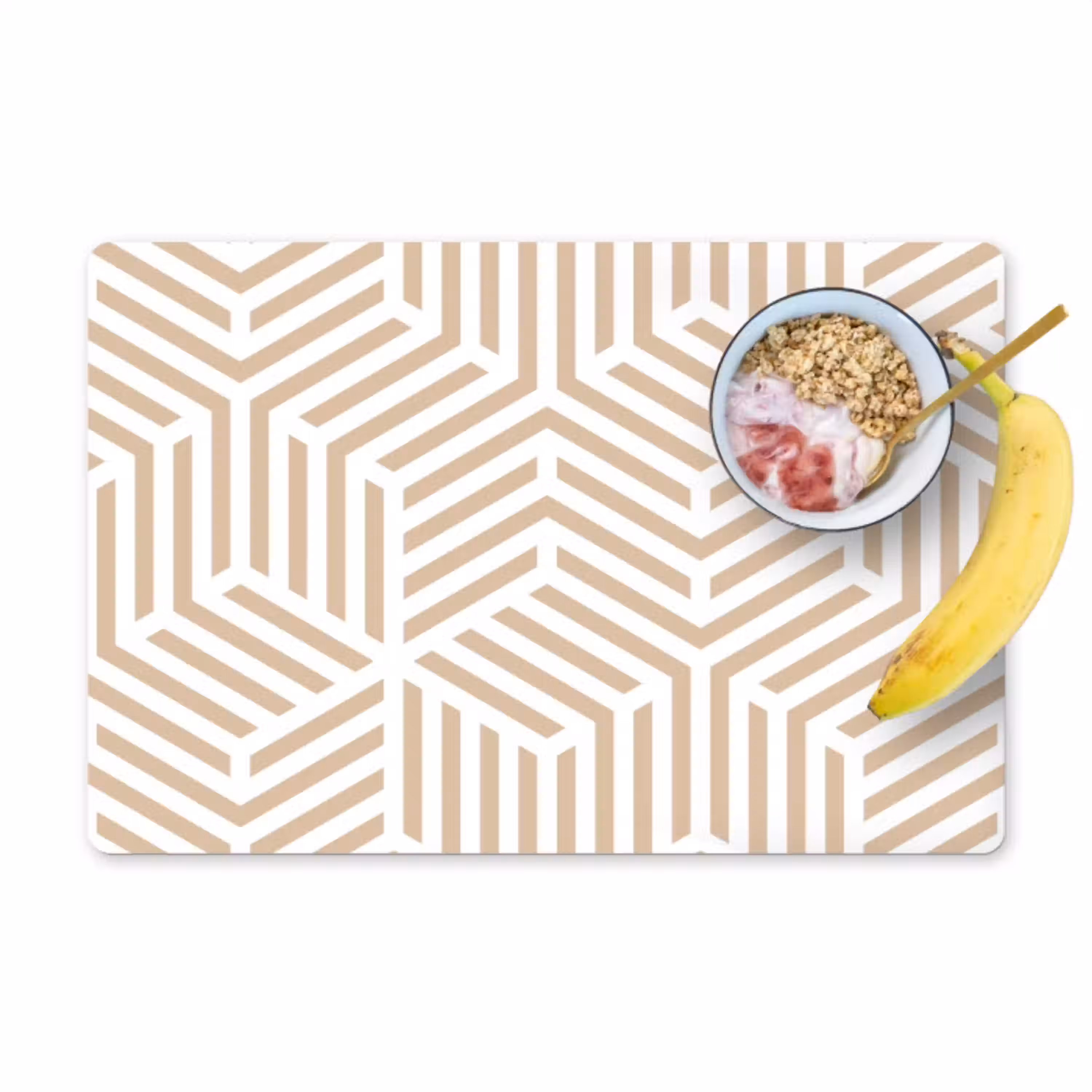 Geometrische Intrige Placemat vinyl groot -zzzproduct_Kitchenyeah-website