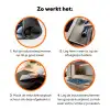 Blauwe - Oceaan - Kiezels Inductie beschermer vinyl 3mm klein 276 -zzzzzzz-td-werking