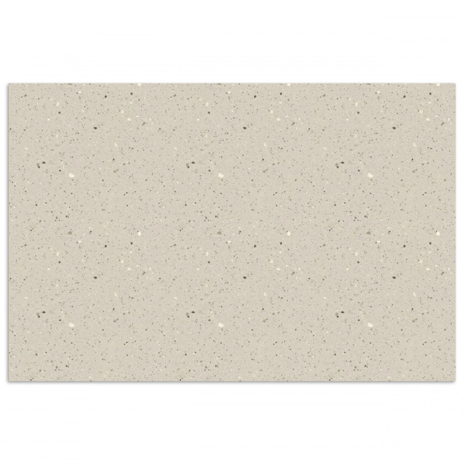 Lichtbeige - Terrazzo - Grijs poster papier klein 62 -3d