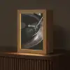 Close-up - Vinylplaat - Platenspeler - Zwart Light Box met kabel (Tafellamp) klein -z3d_website