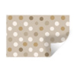 Polka - Dots - Beige Muursticker klein 286 -3d