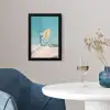 Glas - ijsblokjes - Citroen fotolijst zwart zonder passe partout klein -sfeer4