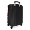 Vlinder flowers Koffer - NBS - Handbagage middel -achterkant
