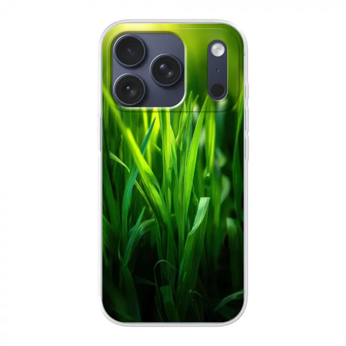 Grassprieten - Lichtinval - Groen Telefoonhoesje iPhone 17 Pro klein -3d
