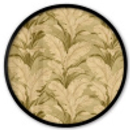 Palmbladeren - Klassiek - Groen Fotolijst rond zonder passe partout klein 856 -3d