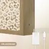 Luipaard - Klassiek - Beige Light Box met batterij (Wandlamp) middel 907 -USP_websiteoplaadbaarNL