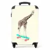 Gierende giraffe NBS - Handbagage koffer - Unisex middel -productfoto_recht