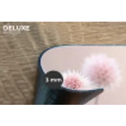 Bloemen - Bollen - Roze Placemat vinyl groot -closeup