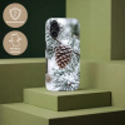 Dennenappel - Tak - Sneeuw - Winter - Sfeervol Toughcase MagSafe Apple iPhone 17 klein -USP_PrintM_NL