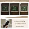 Sparrentakken - Knoppen - Naalden - Groen Light Box met batterij (Wandlamp) middel -USP_dimbaarNL
