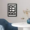 Bier - Japandi - Decoratie - Zwart fotolijst zwart zonder passe partout klein -sfeer4