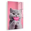 Kat - Valentijn - Roze - Liefde plexiglas 5mm klein -zzzproduct_nieuw
