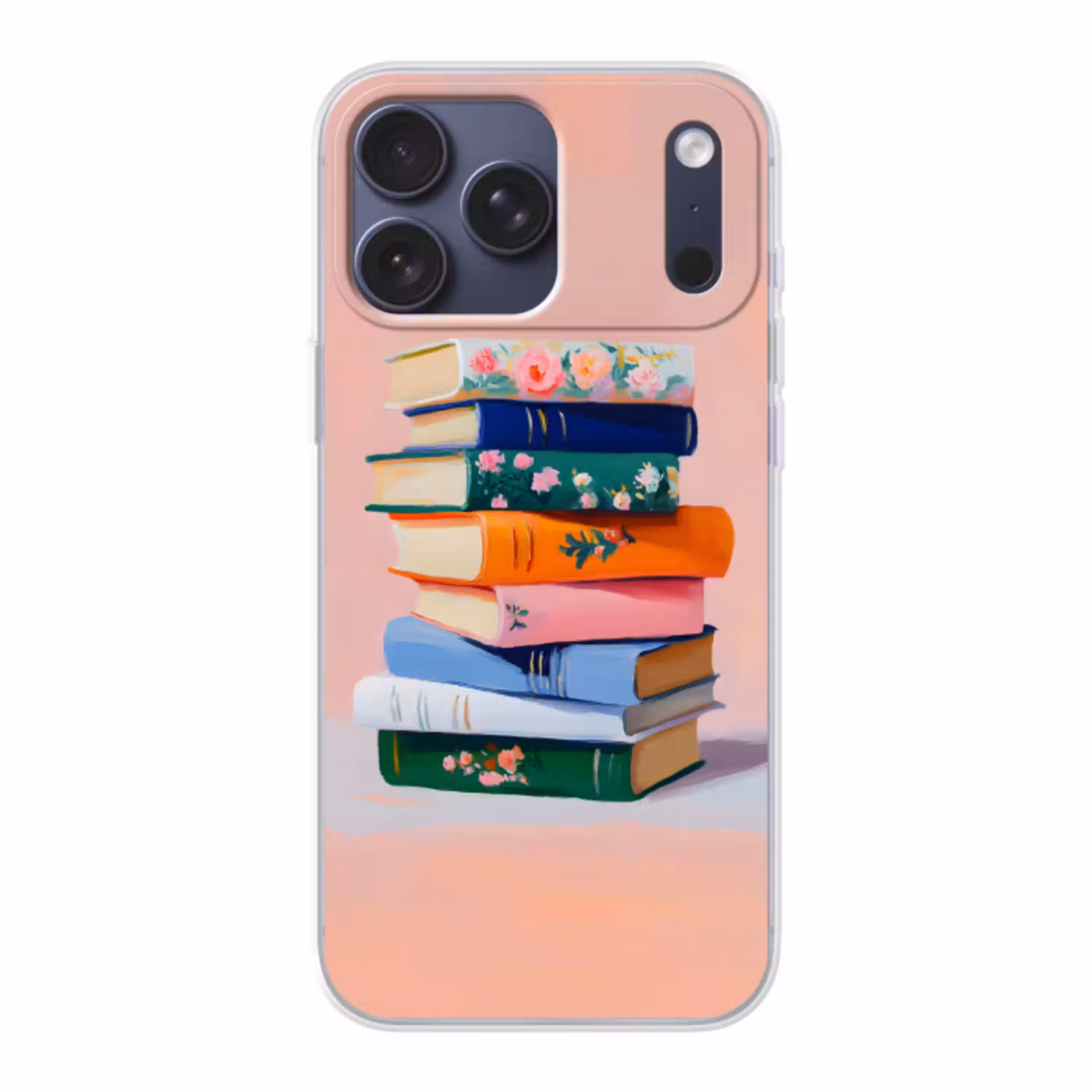 Boeken - Stapel - Kleurrijk Telefoonhoesje iPhone 17 Pro Max klein -3d
