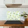 Patroon - Groen - Eieren keuken achterwand spatscherm klein -sfeer2