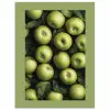 Appels - Groen - bladeren poster papier klein -3d