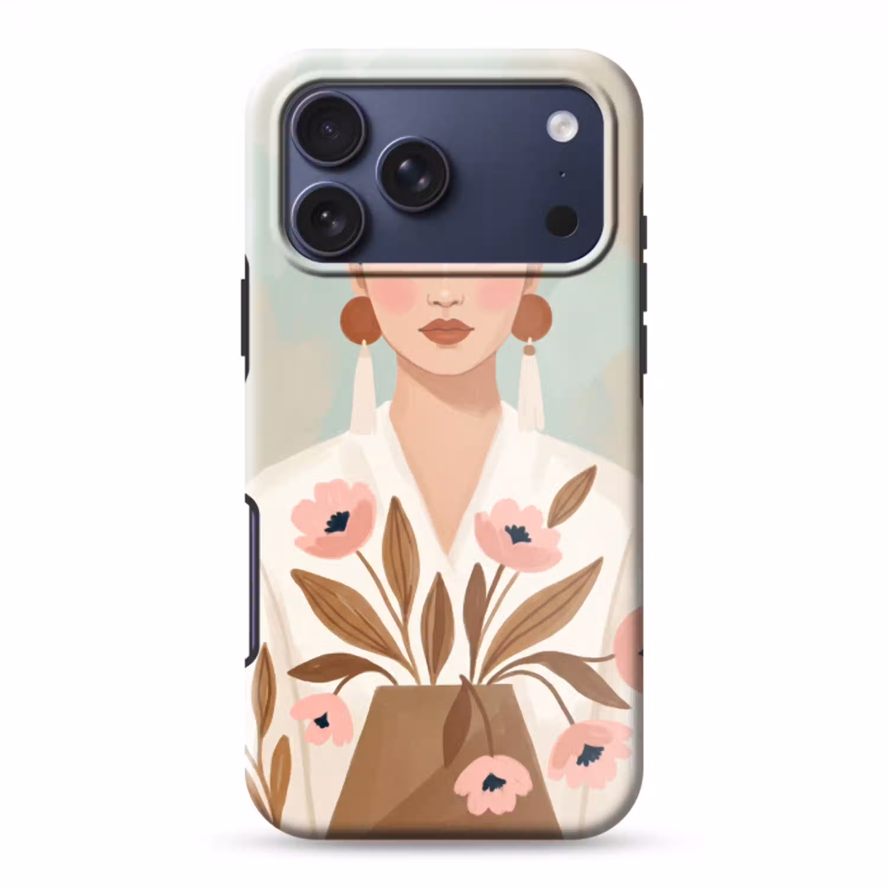 Vrouw - Kimono - Pastel Toughcase MagSafe Apple iPhone 17 Pro Max klein -3d