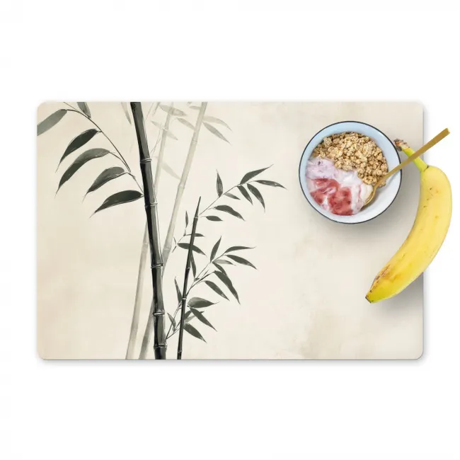 Japandi - Bamboe - Beige Placemat vinyl groot -zzzproduct_Kitchenyeah-website