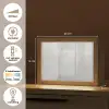 Grijs - Betonlook - Industrieel Light Box met kabel (Tafellamp) klein -USP_NL