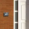 Donkergrijze stenen - Traditioneel Naambord Rechthoek middel -sfeer3-rechthoek-S