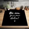 Quotes - Hé zon, ga je mee stralen? - Zomer - Tekst - Zon Inductie beschermer vinyl 3mm middel -sfeer5