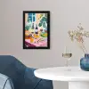 Tafel - Wijn - Fruit fotolijst zwart zonder passe partout klein -sfeer4