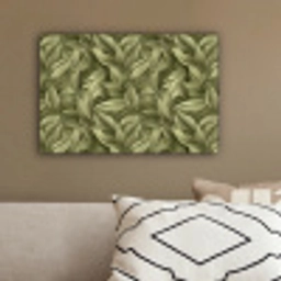 Bladeren - Modern - Groen canvas 2cm klein 34 -sfeer3
