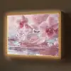 Abstract - Modern - Water - Orchidee Light Box met batterij (Wandlamp) middel -z3d_website