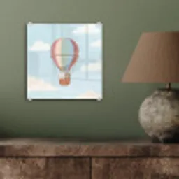 Luchtballon - Beren - Pastel plexiglas 5mm klein -sfeer3