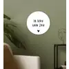 Spreuken - Ik hou van jou - Quotes Wandcirkel kunststof plaat 5mm dik klein -sfeer3