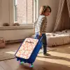 Madeliefjesmania perzik Kinderkoffer - Blauw klein -sfeer1