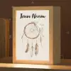 Dromenvanger - Bohemian - Boho - Pastel kleuren Light Box met kabel (Kinderlampje) klein -zzz_3d_website