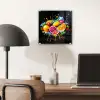 Fruit - Graffiti - Kleurrijk - Sinaasappel - Aardbei - Abstract plexiglas 5mm klein -sfeer6