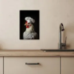 Kok - Rood - Kip KitchenYeah - Keuken - Canvas klein -sfeer2