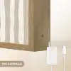 Minimalistisch - Strepen - Beige Light Box met batterij (Wandlamp) middel 907 -USP_websiteoplaadbaarNL