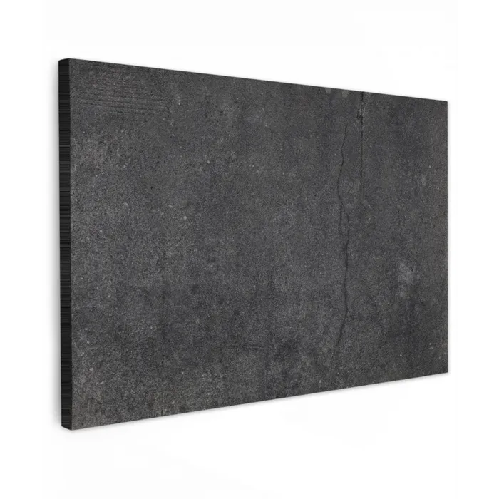 Beton - Zwart - Grijs - Rustiek - Industrieel canvas 2cm klein -z3d